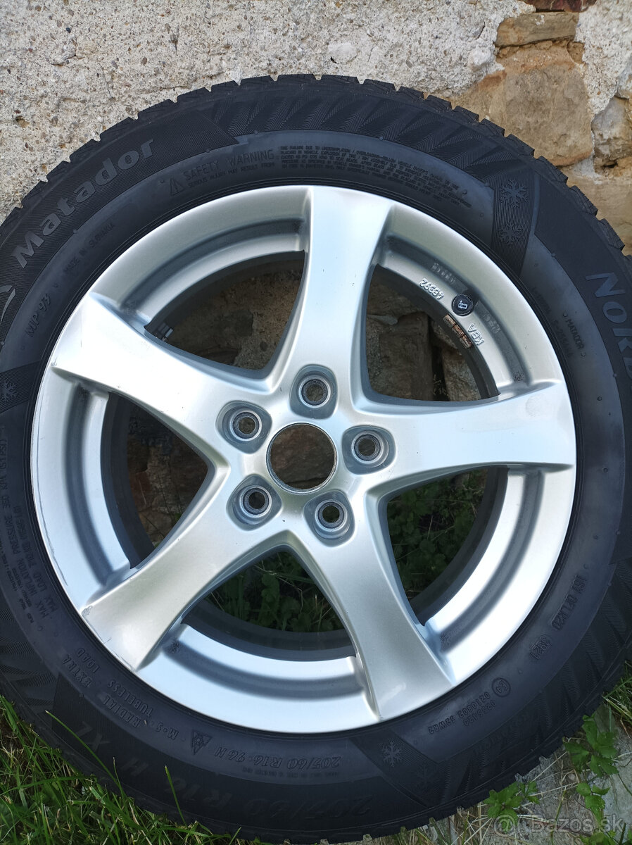 Zimné pneumatiky na diskoch 205/60/16 5x112 - 4