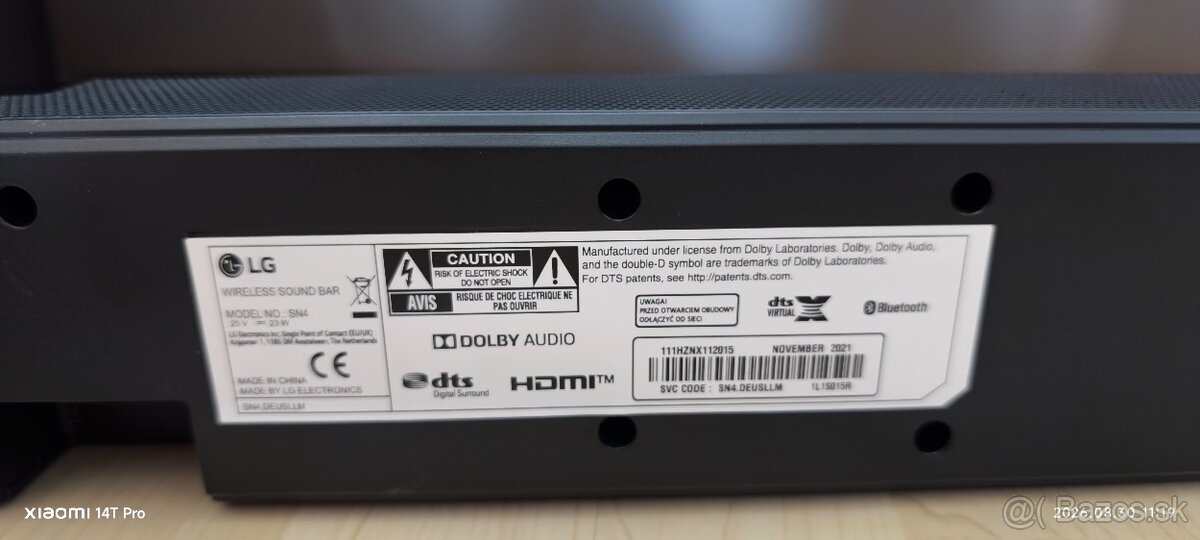 Soundbar LG SN4 - 4