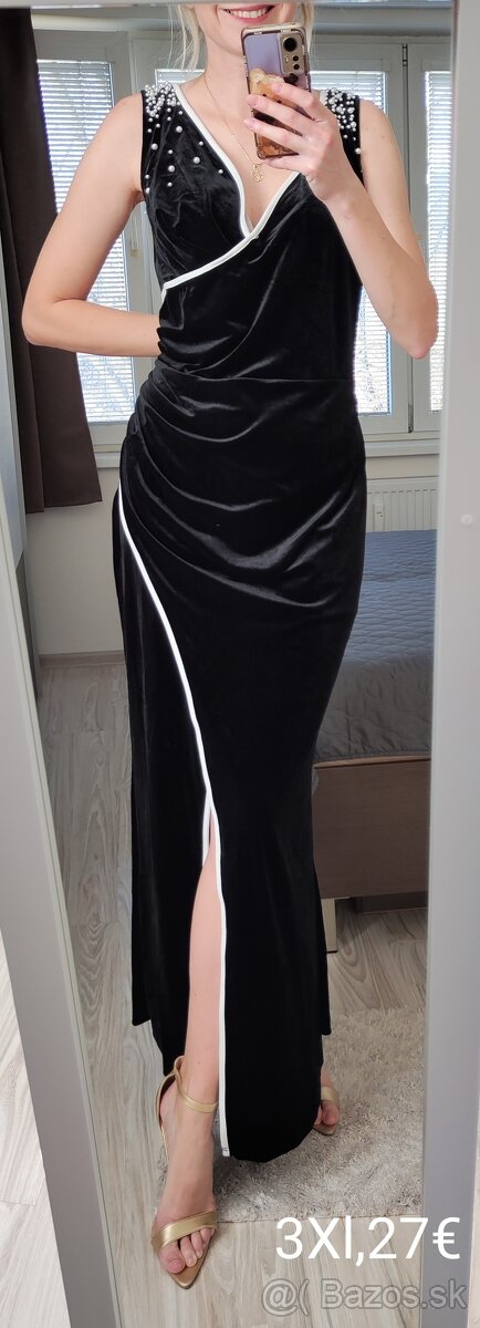 Dlhé spoločenské šaty 2Xl/3Xl - 4