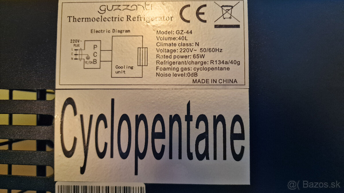 Predám minichladničku 40 litrov, ako nová - 4