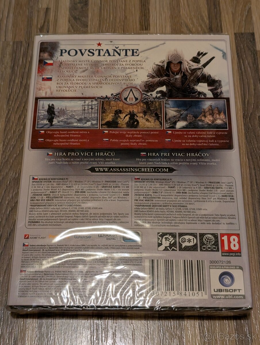 Assassin's Creed III (2012) PC DVD - nové - 4