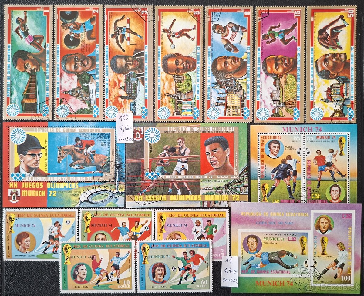 Postove znamky Mix 7 (66poloziek) - 4