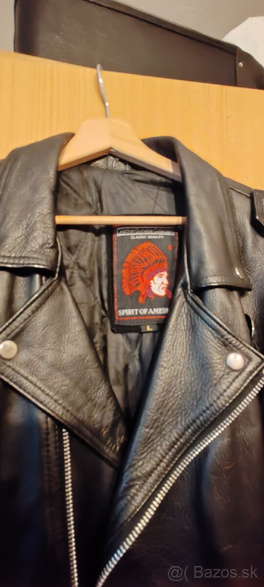 Pansky kožený kabát - 4