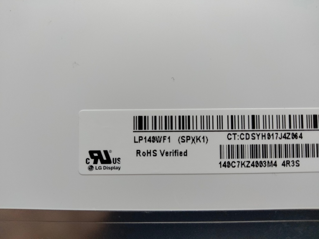 predám 14" LED SLIM displej LP140WF1 ,30pin eDP - 4