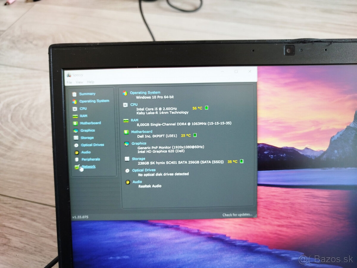 notebook Dell Latitude 7490 - Core i5-7300u, 8GB, SSD, W10 - 4