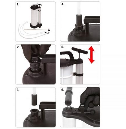 Predám Ručná odsávačka kvapalín a olejov 9l Yato - 4