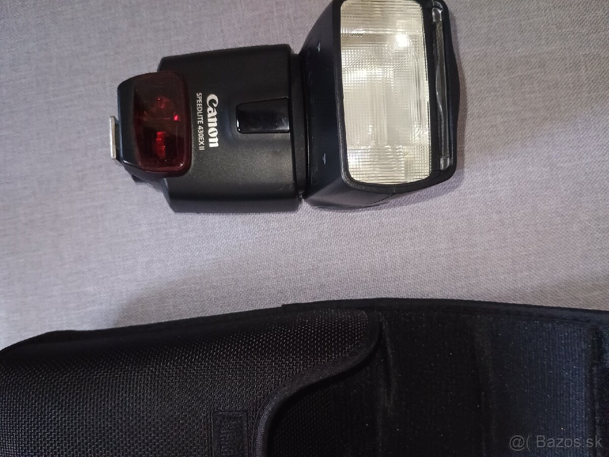 Canon blesk speedlite 430EX II+ odpaľovače king - 4