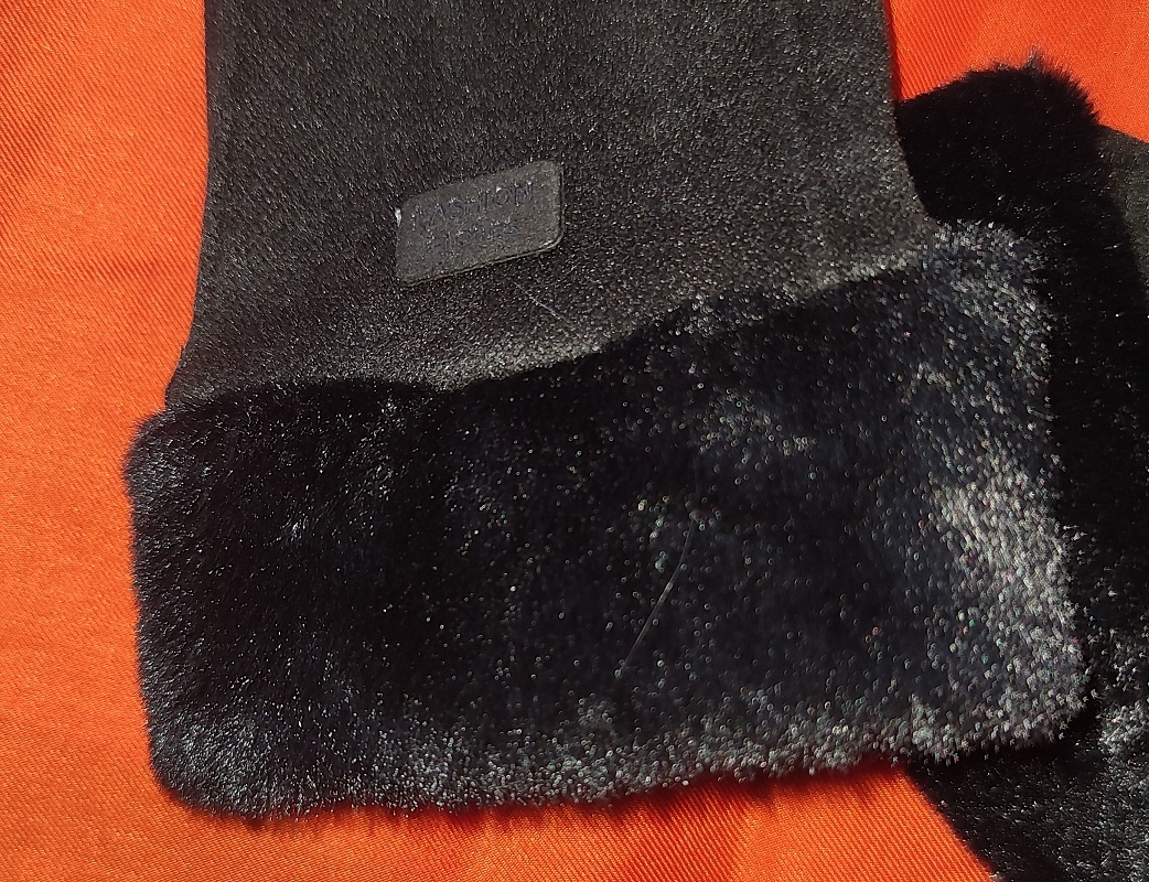 čierne dámske rukavice - 4