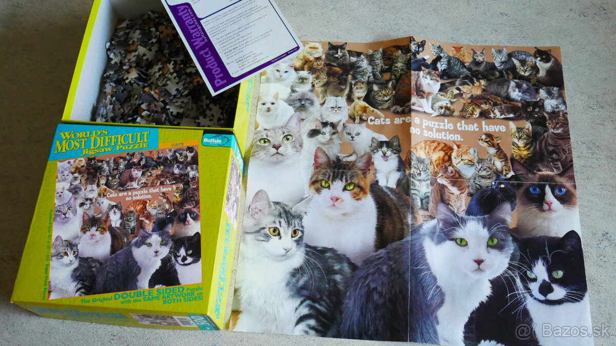 ♦️ PUZZLE = 529 kusov = Mačky ♦️ - 4