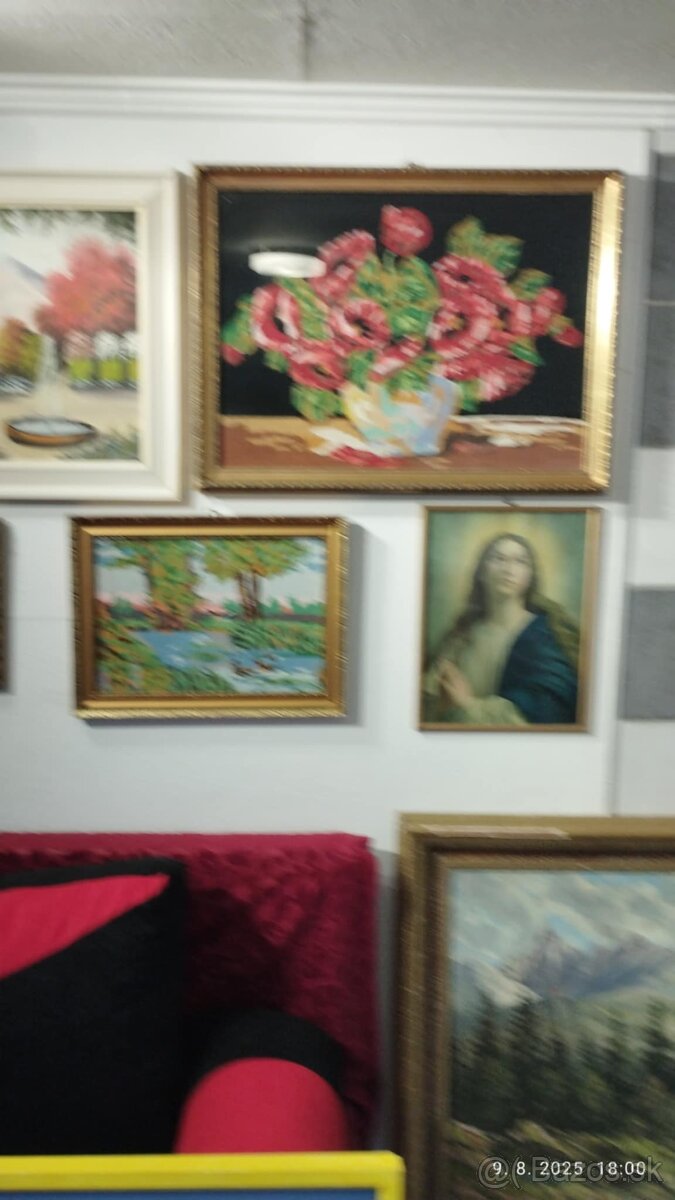 rôzne starožitnosti, obazy, kerámia - 4