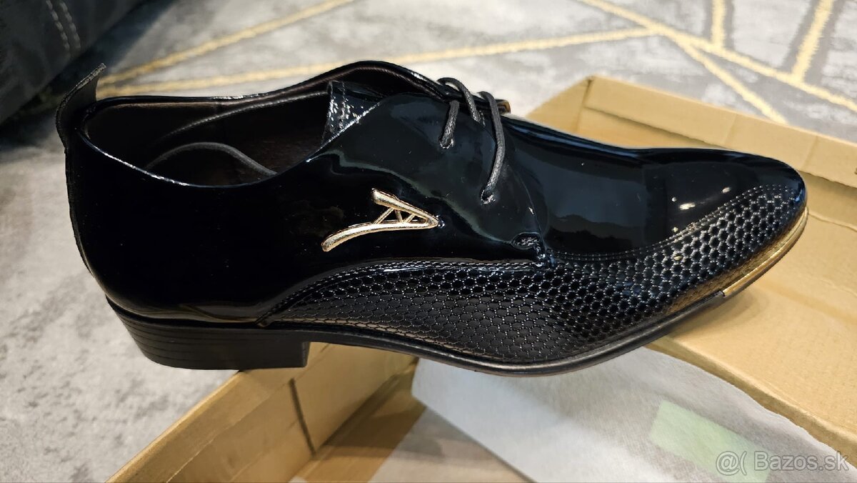 Pánske topánky svadobné elegantné - 4