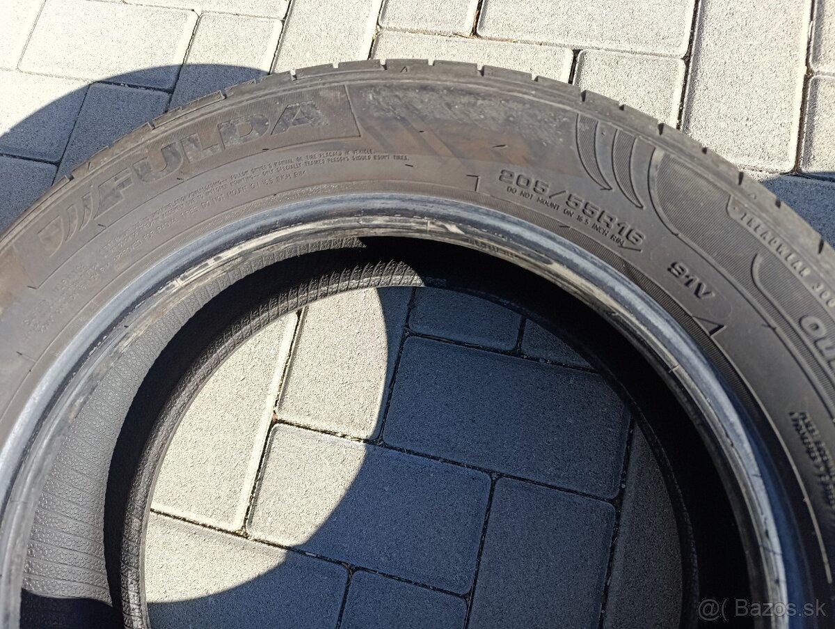 Letné pneumatiky Fulda 205/55/ R16 - 4