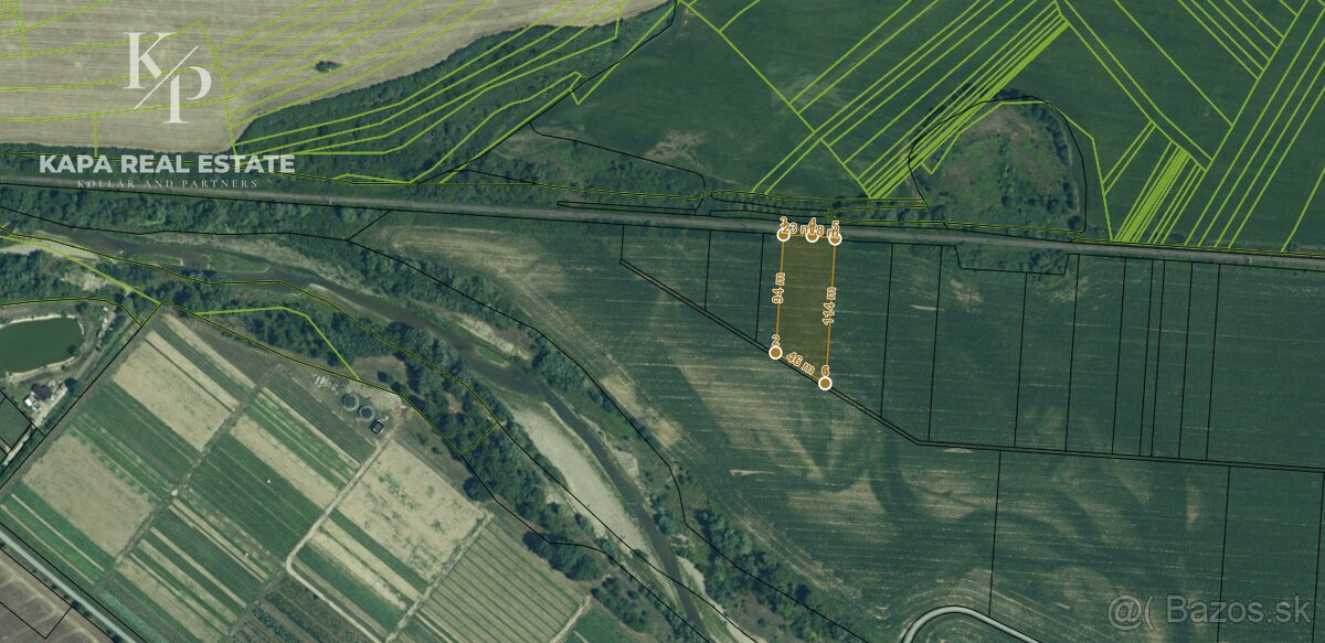 Pozemok na predaj, plocha 4265 m², Veľký Šariš - 4