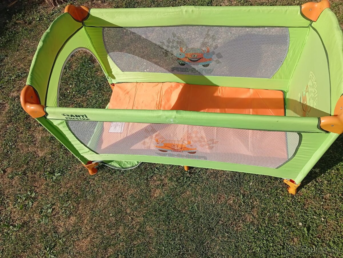 Detska postieľka ( prenosná rozkladacia postieľka grátis) - 4