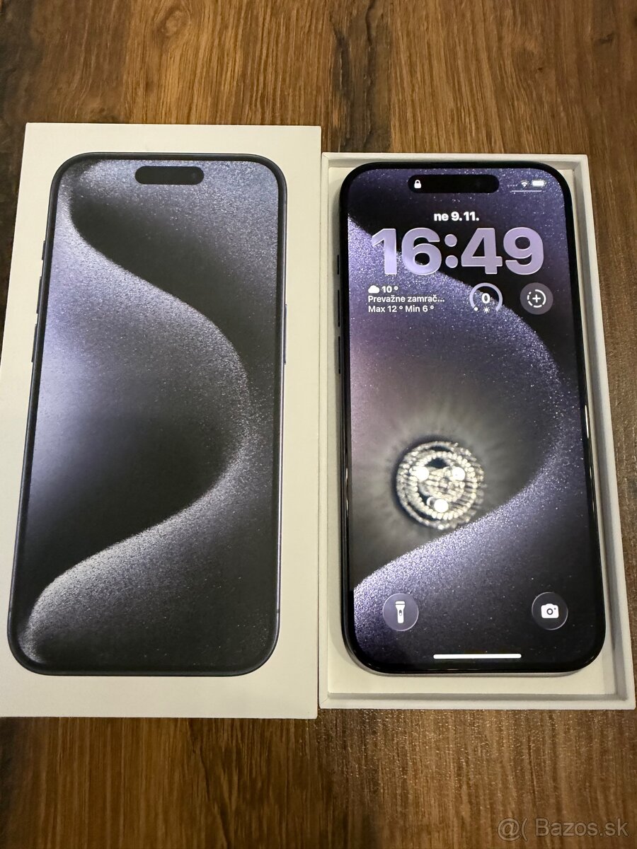 Predám iPhone 15 Pro 128gb Blue Titanum - 4