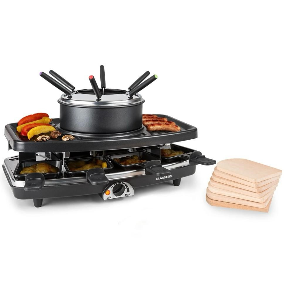 KLARESTEIN Entrecote raclette gril s fondue 2 v 1 - 4