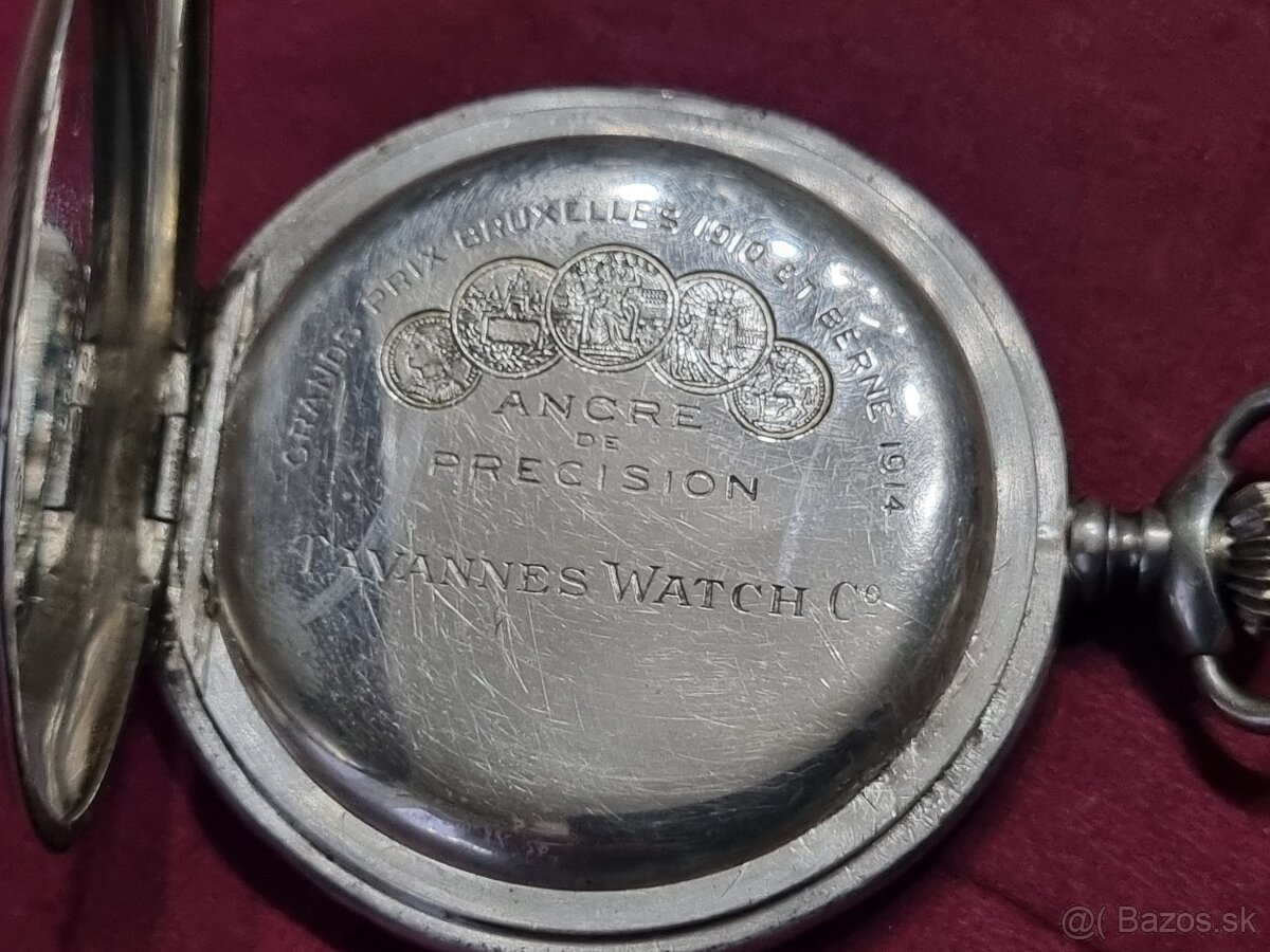 Trojplášťové vreckové hodinky. - 4