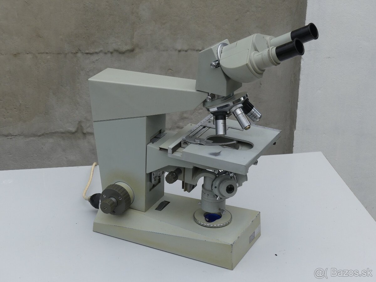 Mikroskop Carl Zeiss Jena Amplival s osvetlením - 4