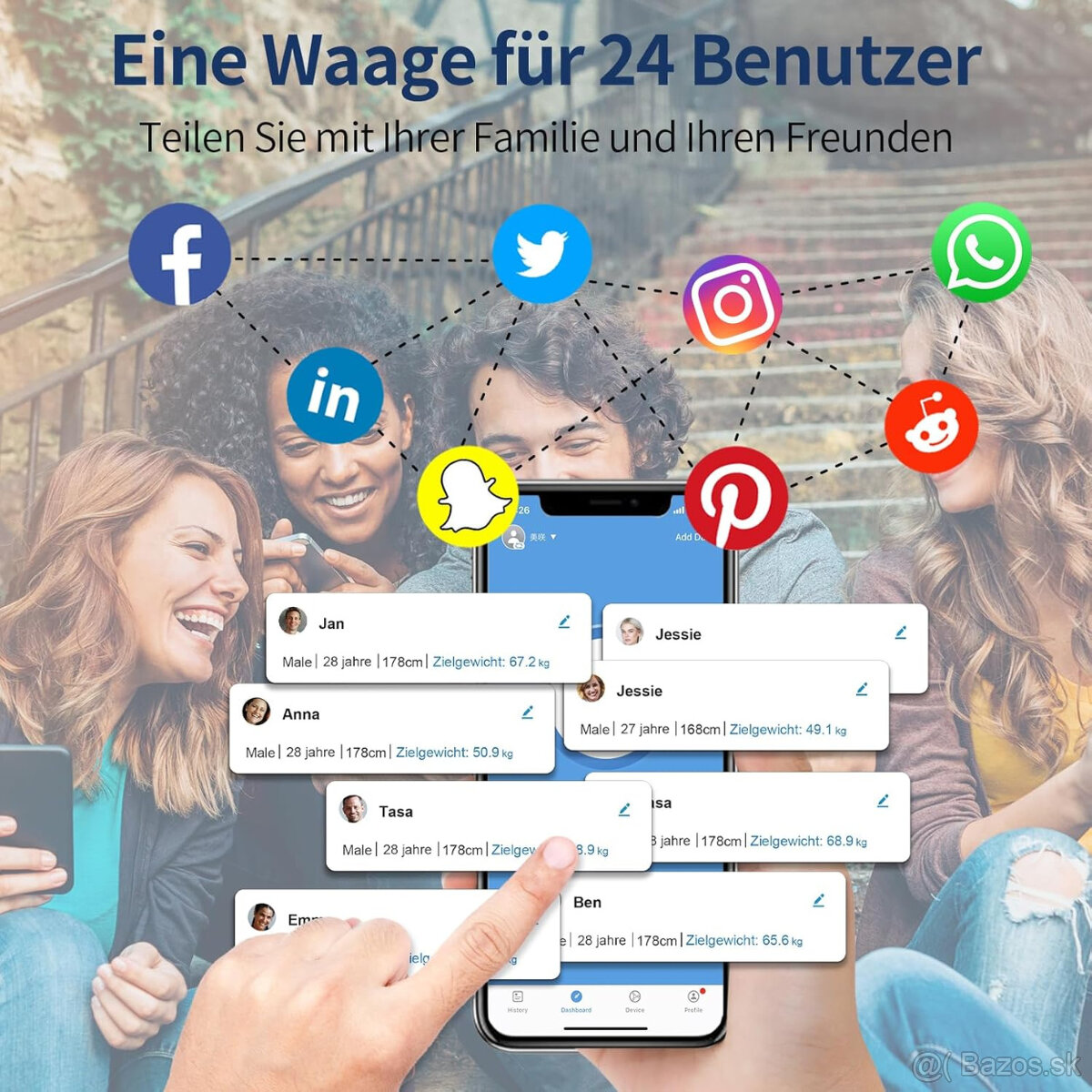 Smart váha Lepulse Lescale P1 s APP - 4