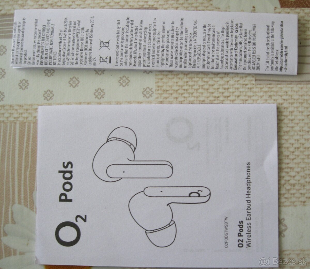 Slúchadlá O2 - pods - 4