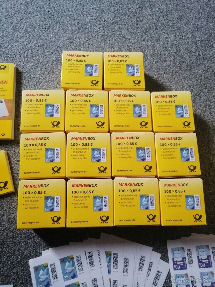 Poštové známky platné na poštovné v Nemecku - 4