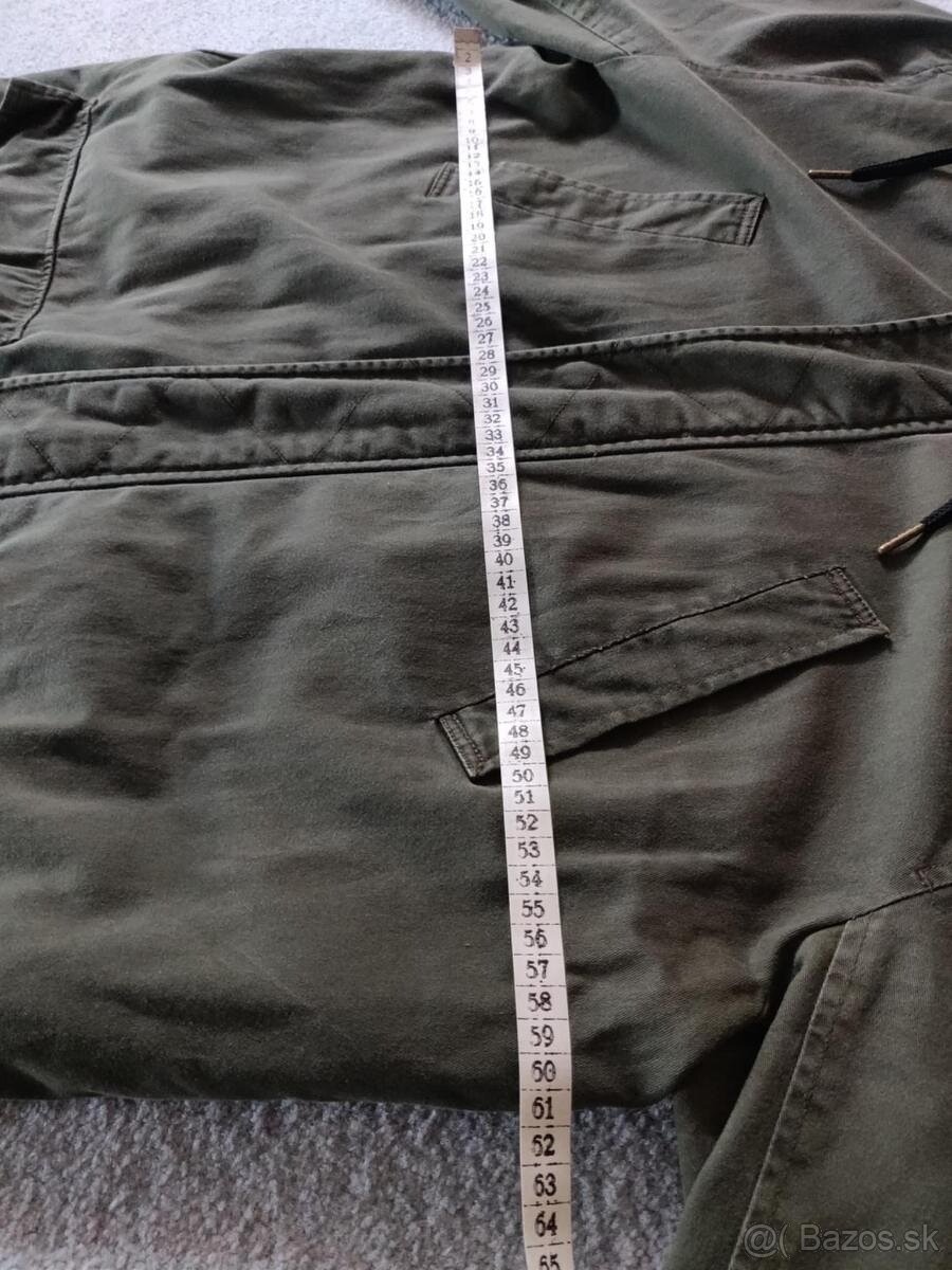 Pánská parka YOUR TURN – olivově zelená, velikost L - 4