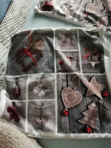 Obliečky na vankúš 40 na 40, vianocny motiv 6ks cena za všet - 4