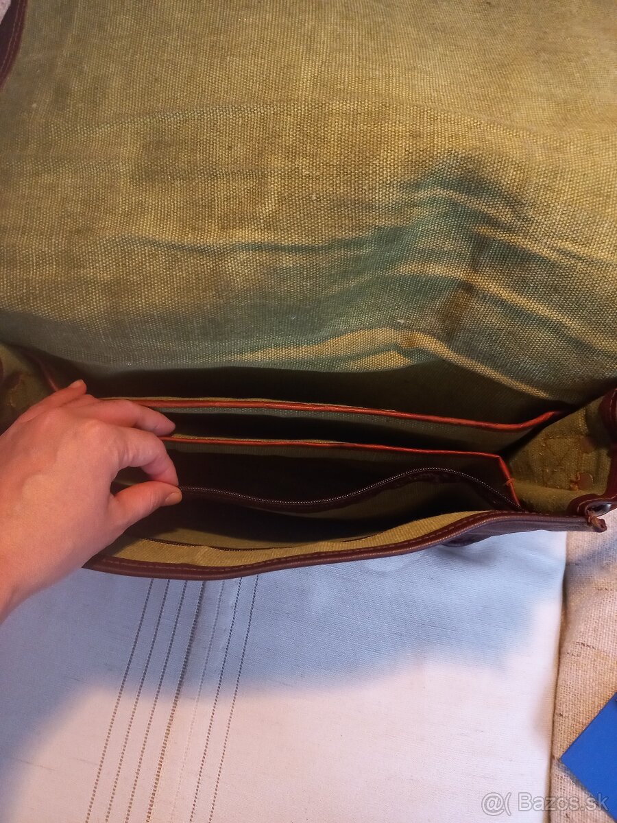 Kvalitna kozena kabelka - na doklady. notebook - 4