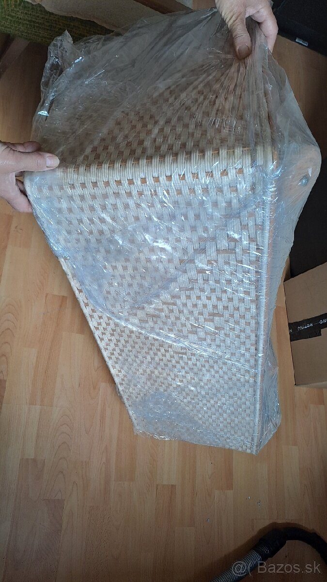 Retro ratanový koš pre dieťa - 4