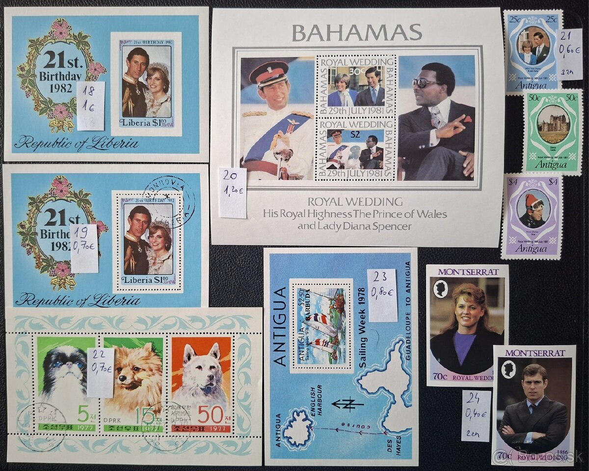 Postove znamky 7 (102poloziek) - 4