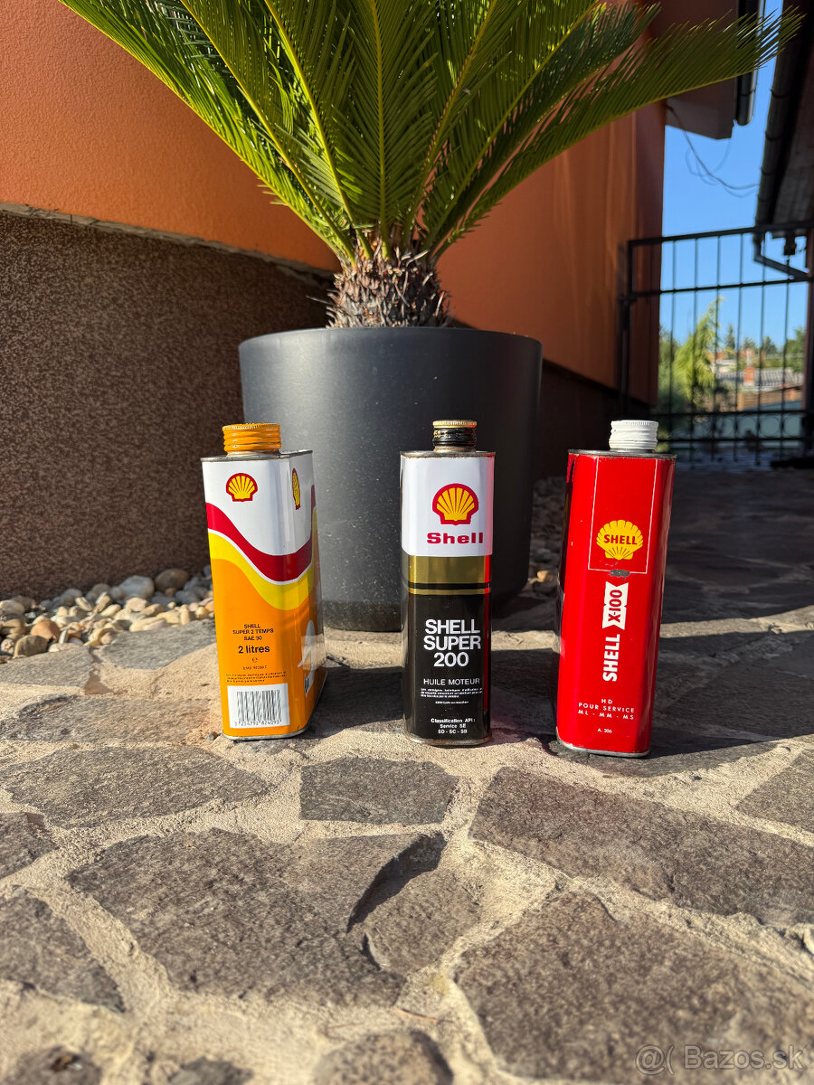 predám staré plechovky od oleja "Shell" - 4