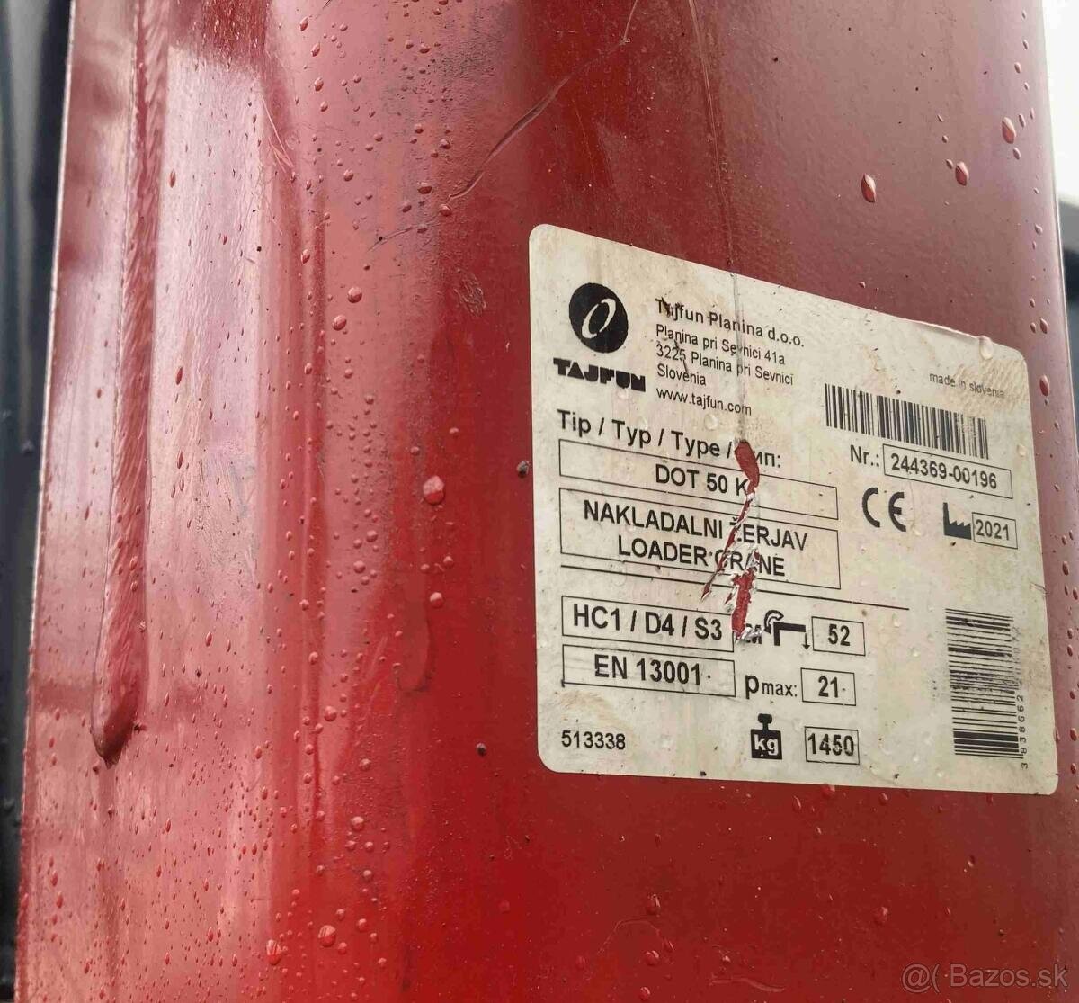 Lesná hydraulická ruka Tajfun DOT 50K - 4