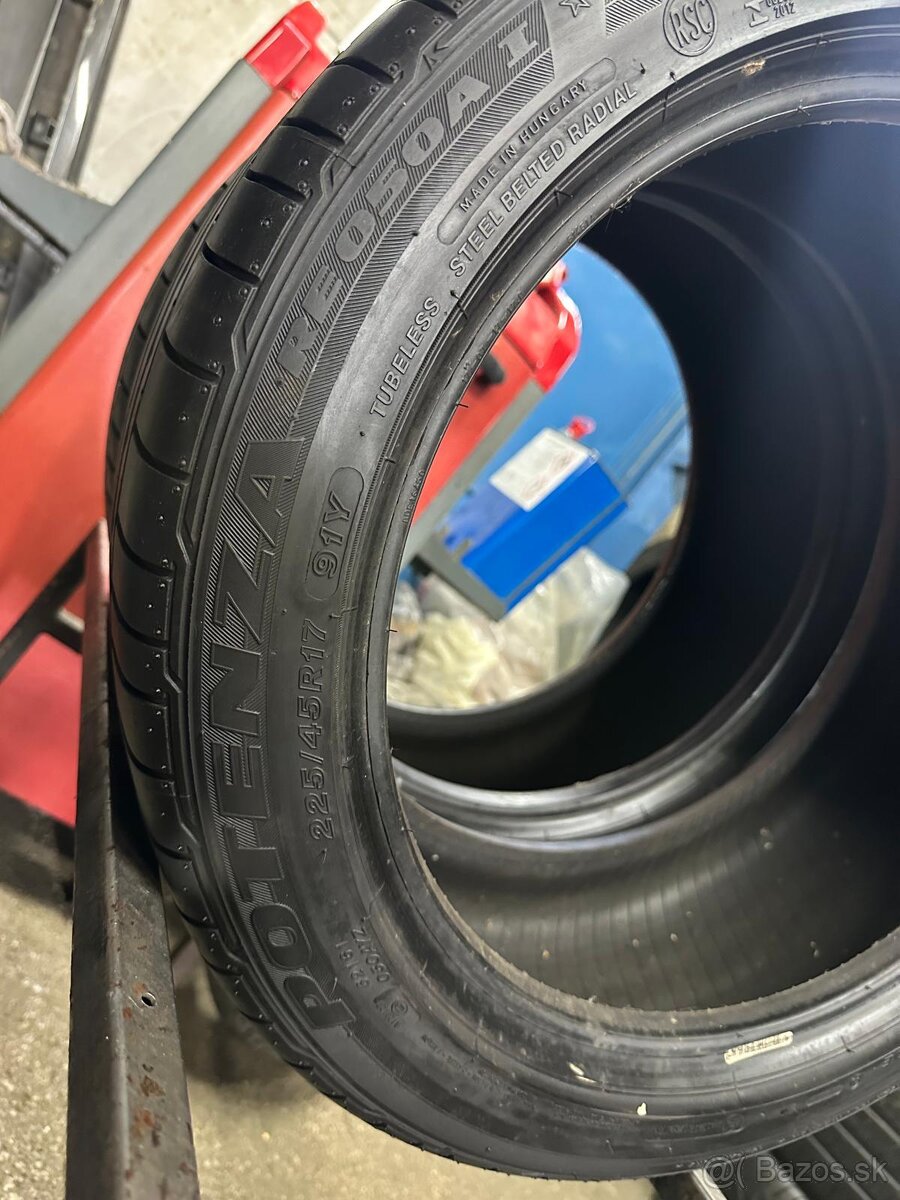 Letné pneumatiky bridgestone 225/45R17 run flat - 4
