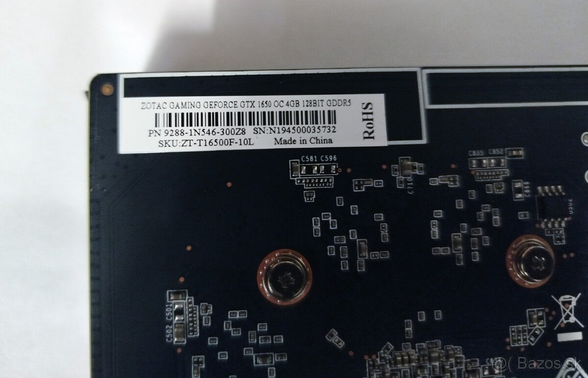 ZOTAC GAMING GeForce GTX 1650 4GB OC - 4