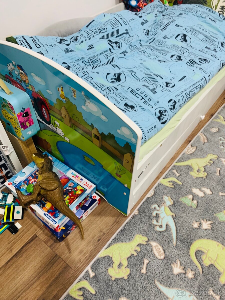 Detská posteľ a nočný stolik - 4