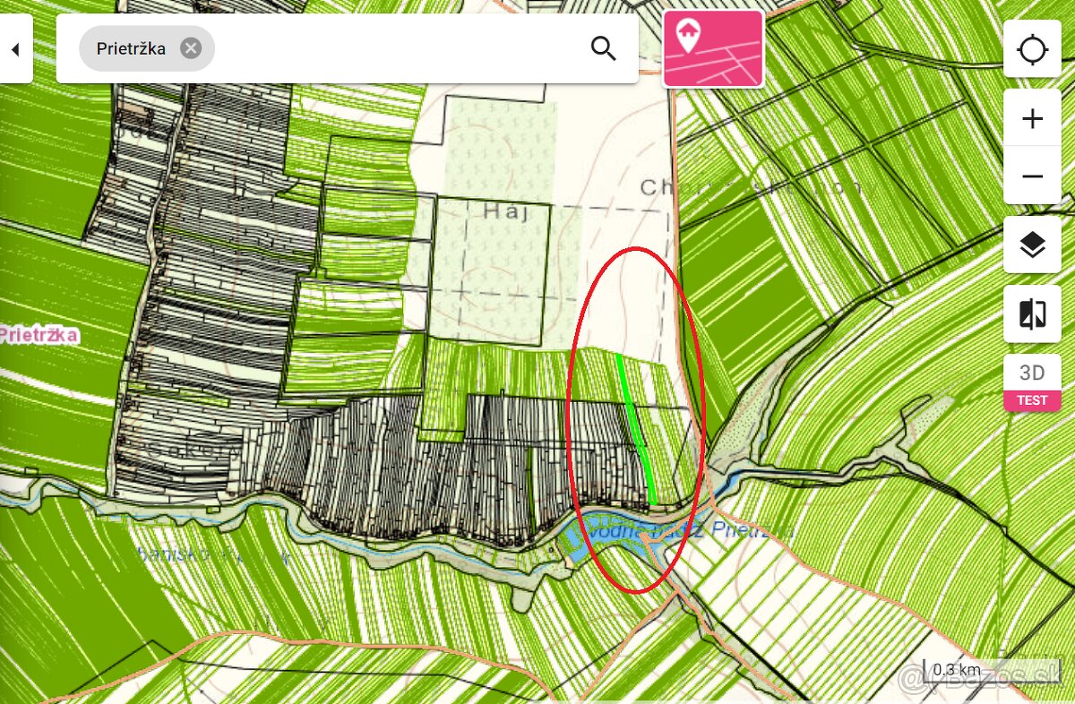Na predaj pozemok v Prietržke, 2881 m2, okr. Skalica - 4