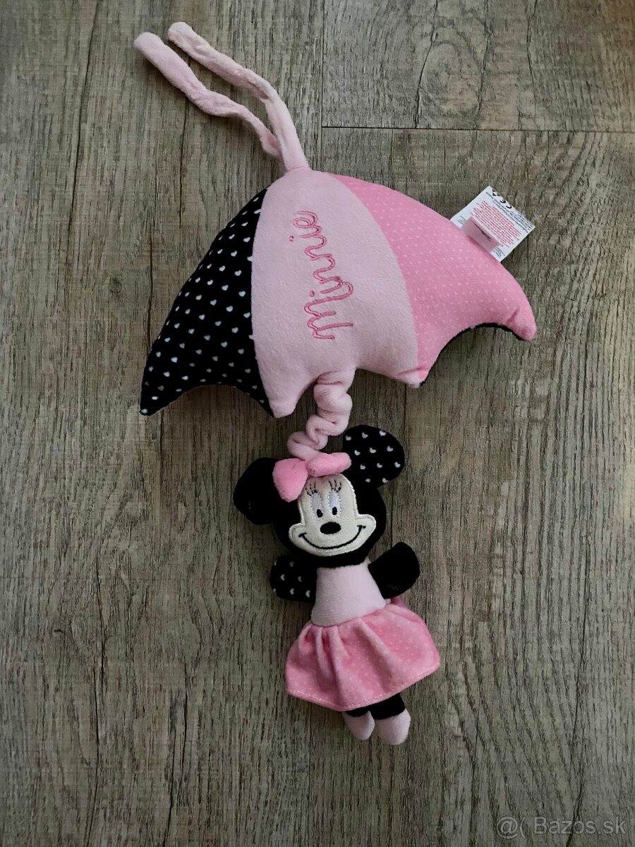 🌸 Set pre bábätko – sedačka + Minnie Mouse hračky 🌸 - 4