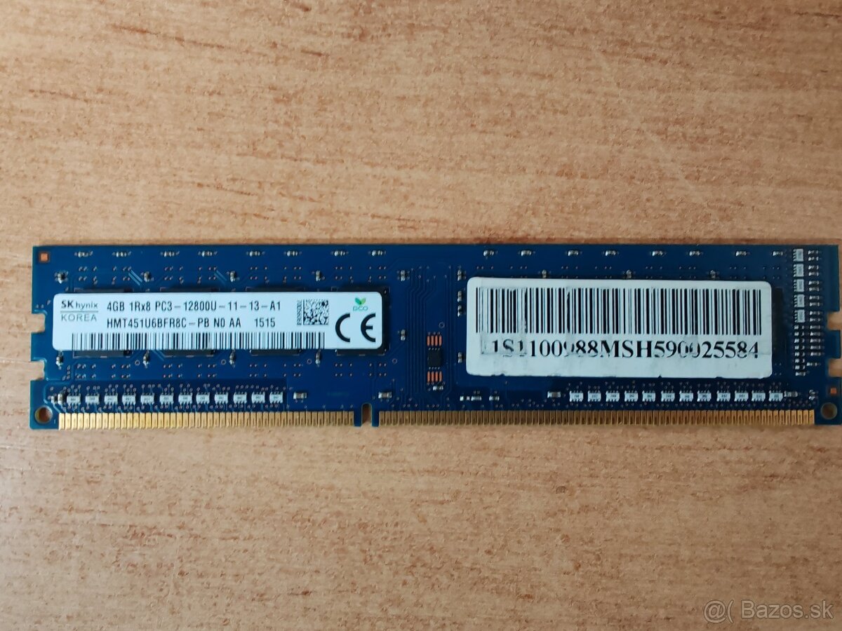 PREDÁM RAM DDR3 2x4GB DDR3 - 4