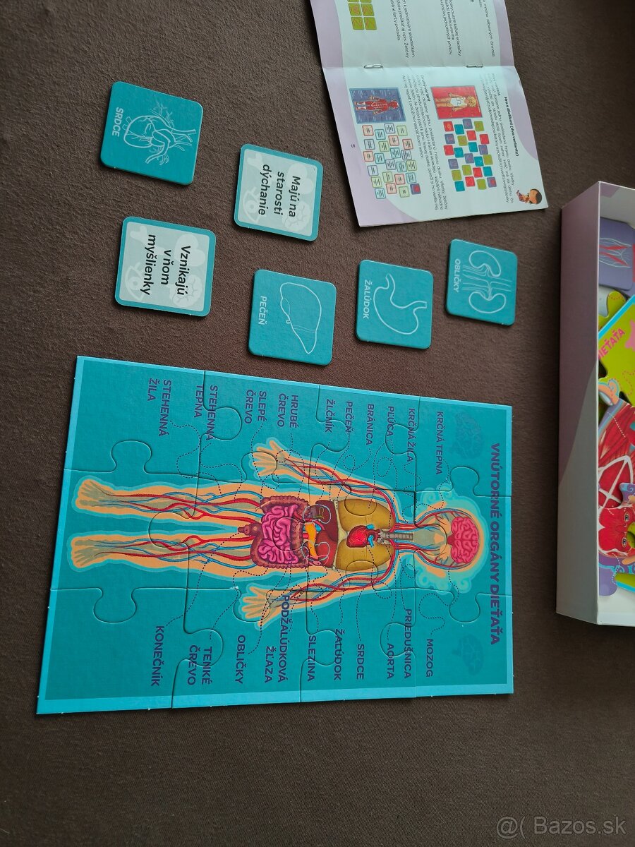 Puzzle Moje telo - 4