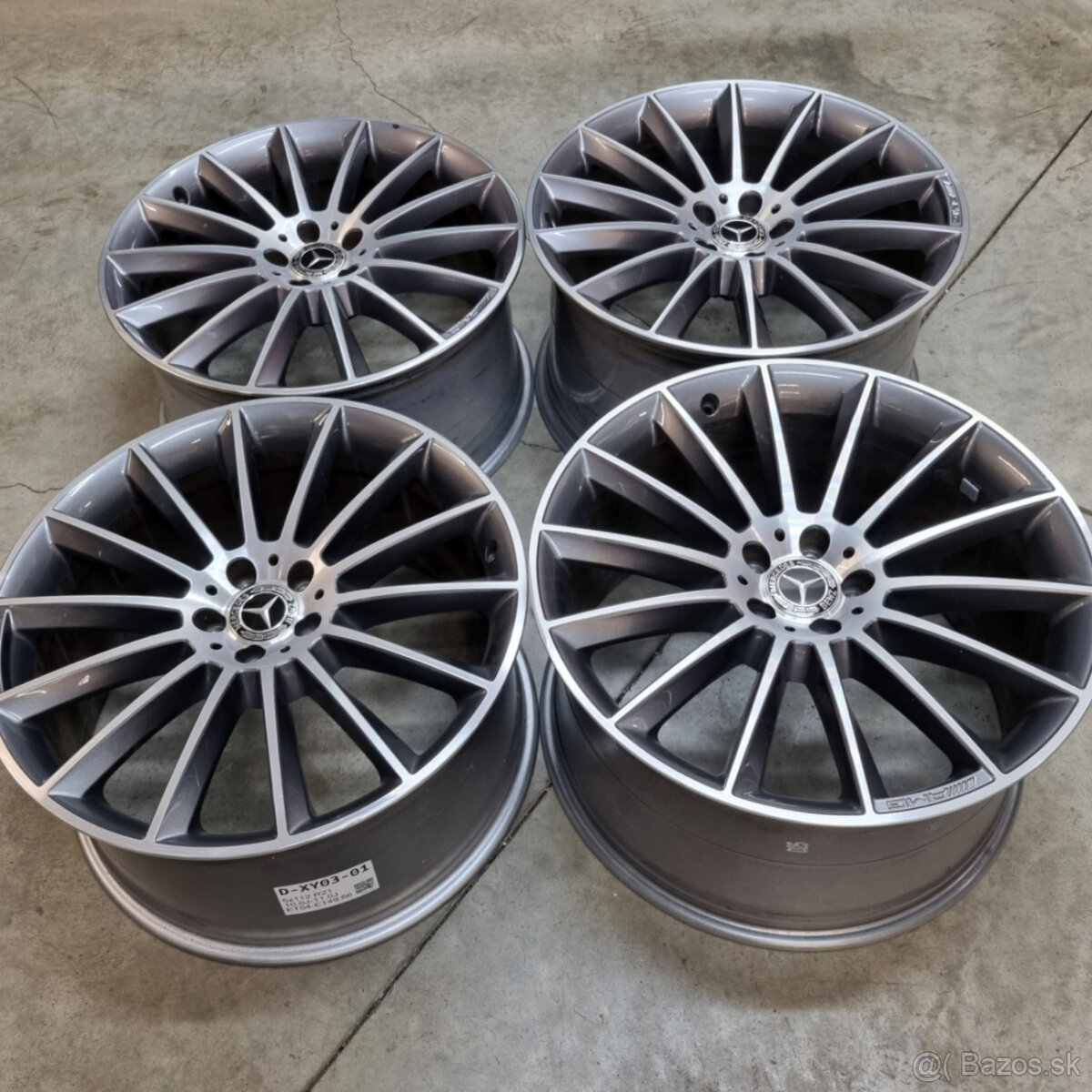 Hliníkové Mercedes disky 5x112 R21 ET54-ET49 - 4