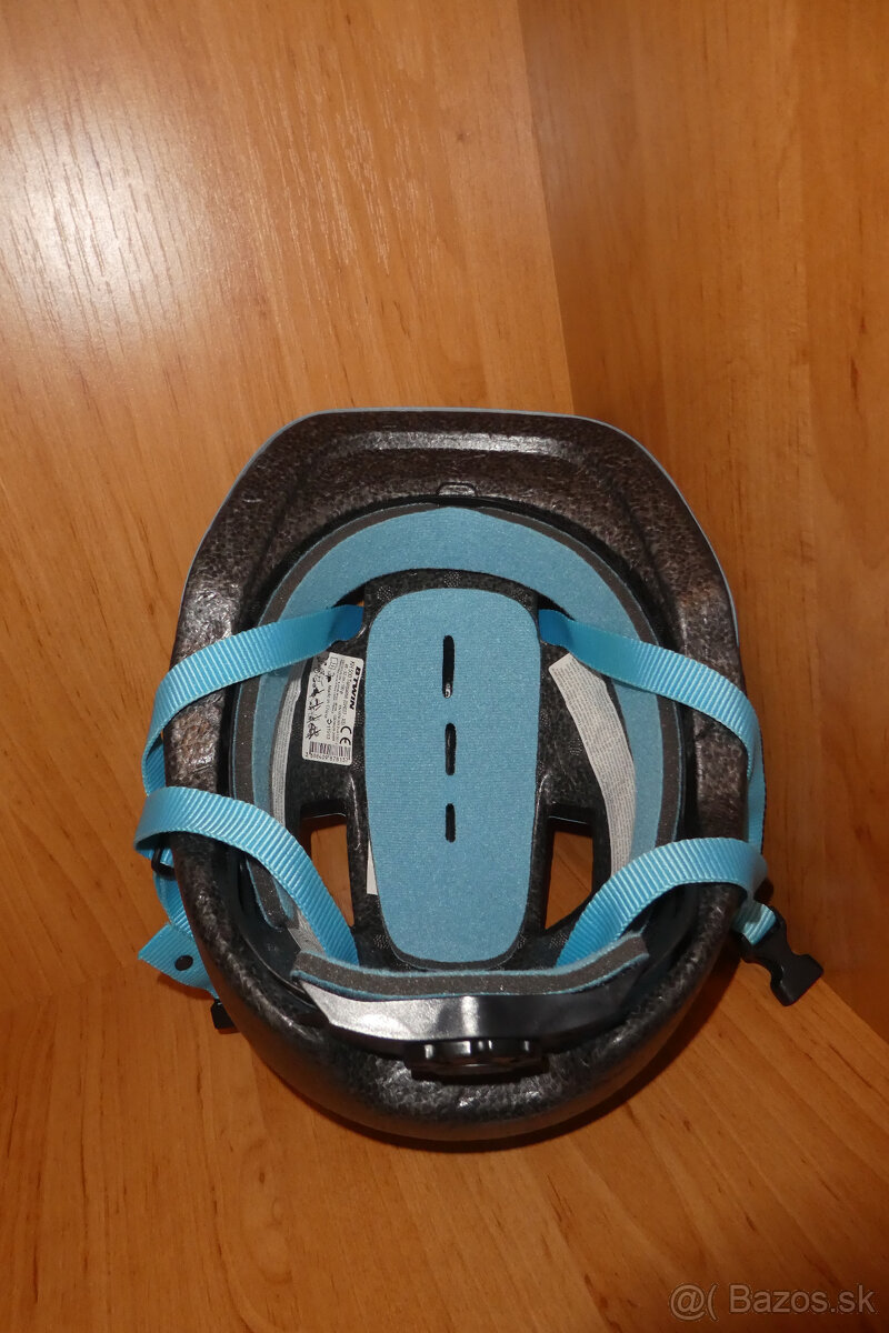 detská prilba bledomodrá 48-52 cm - 4