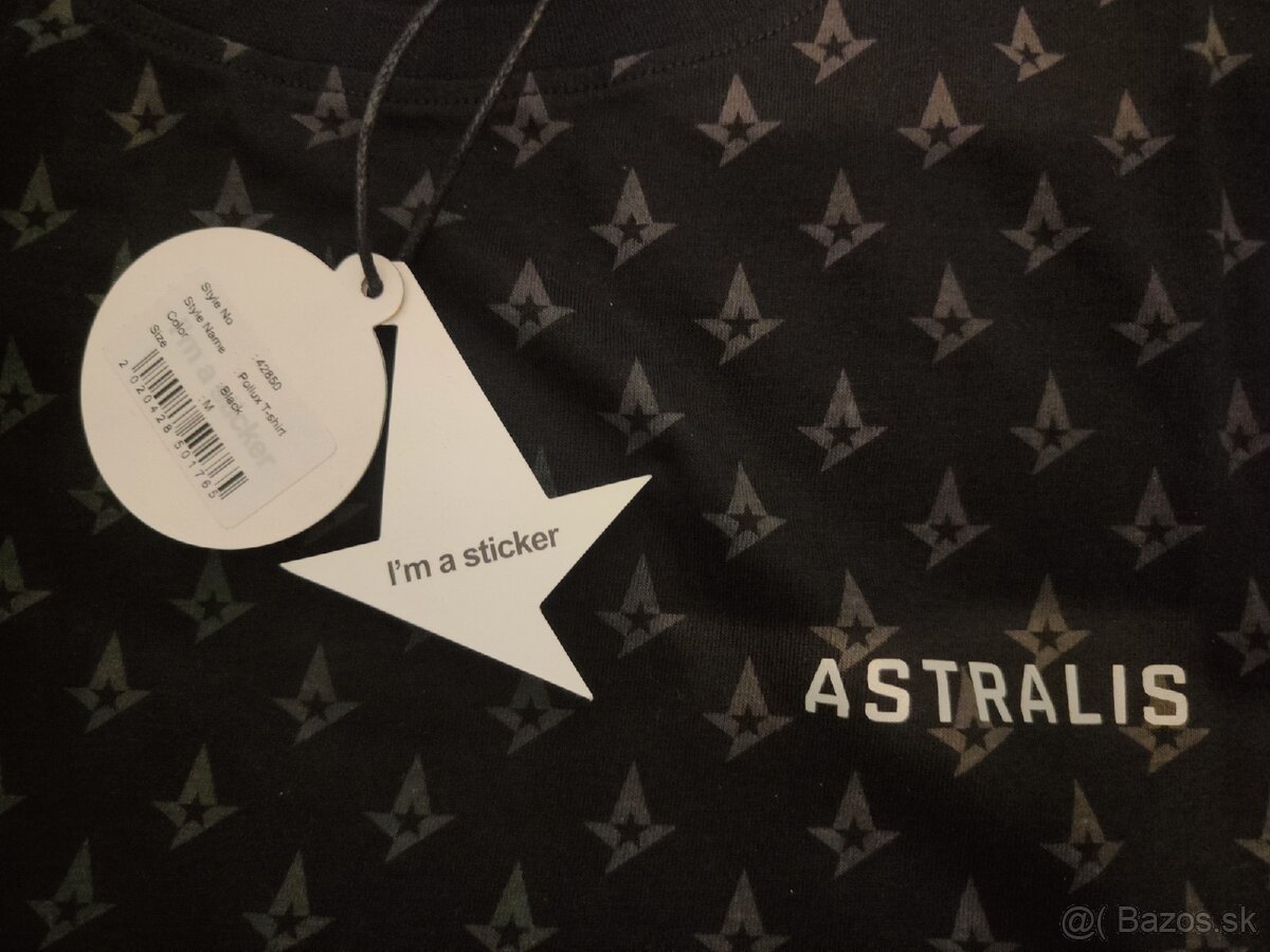 Originálne Astralis čierne tričko s logom M - 4