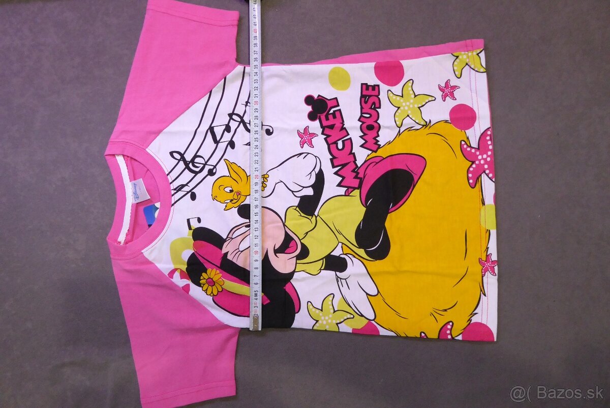 tričko minnie mouse veľkosť 130 - 4