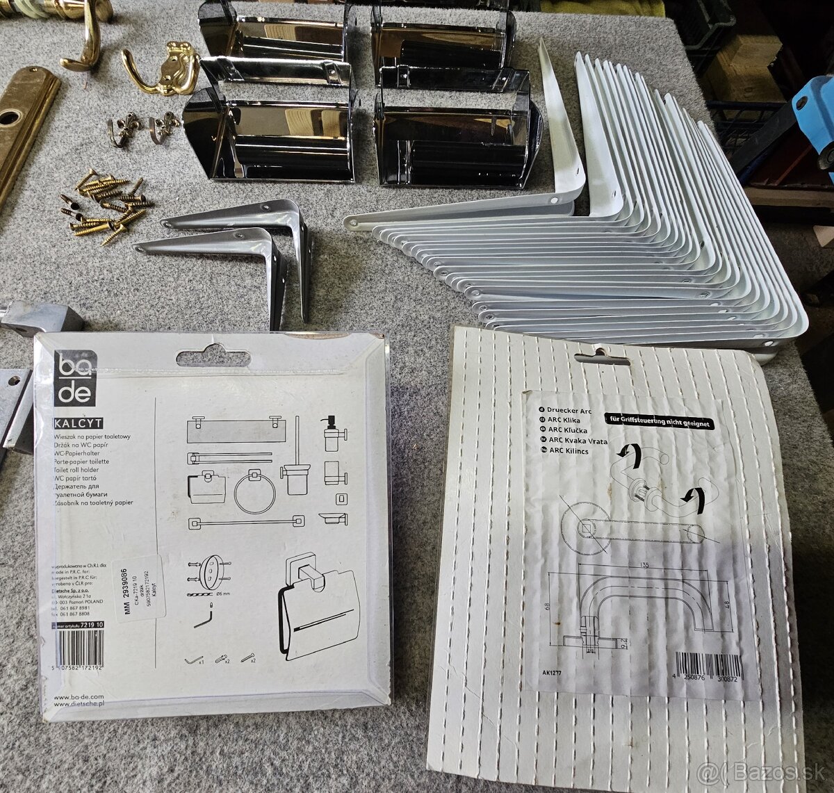 Kľučky, držiaky policové, toaletné - 4