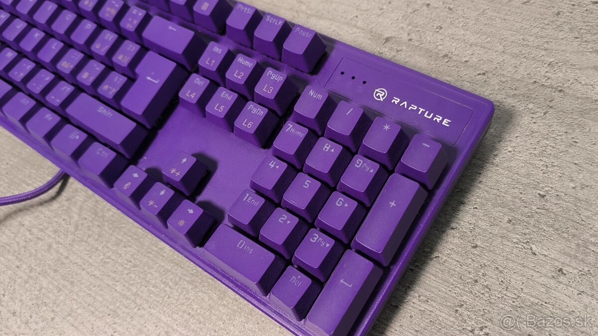 Klávesnica RAPTURE X-RAY Fialová - 4