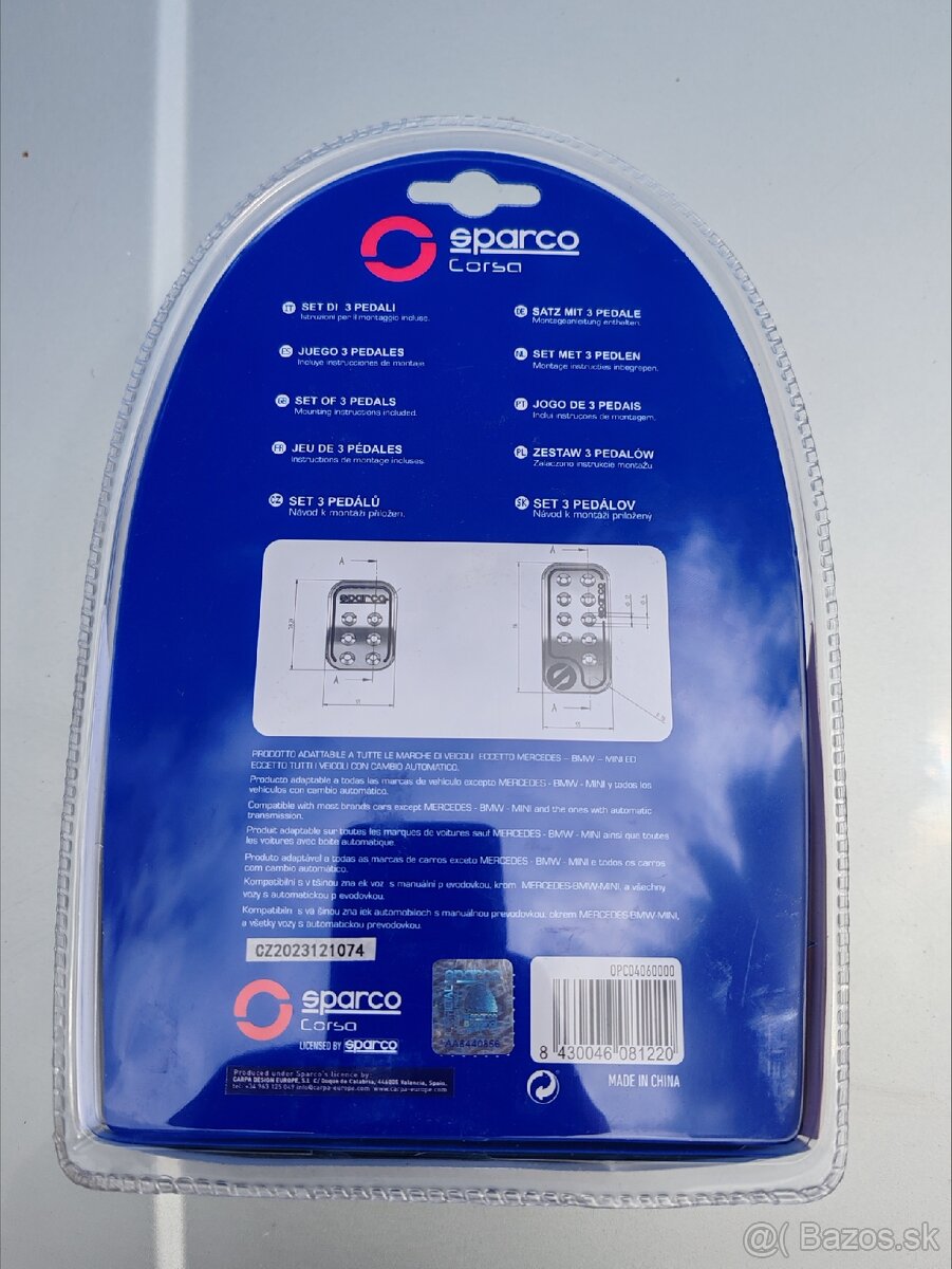 Športové pedále Sparco - 4