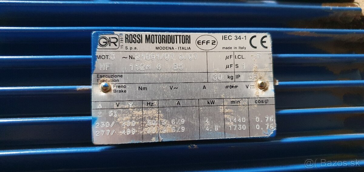 Motor Rossi motoriduttori HF 112M 4 B5 - 4