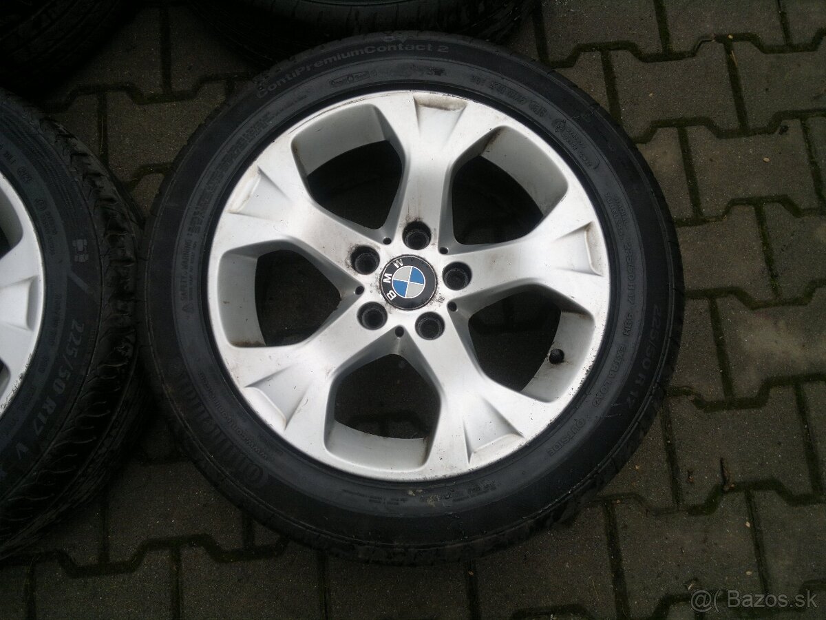 Elektrony BMW X1 5x120 r17, letne pneu. 225/50 R17 - 4
