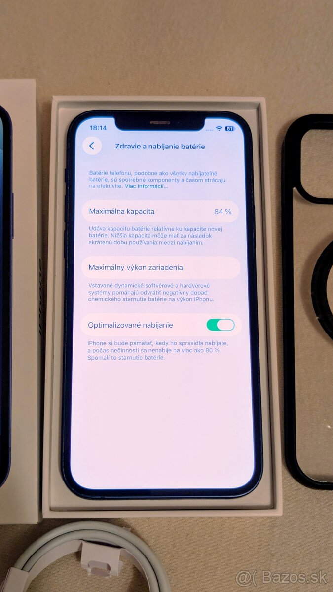 iPhone 12 128GB (modrý) + nabíjačka + púzdro - 4