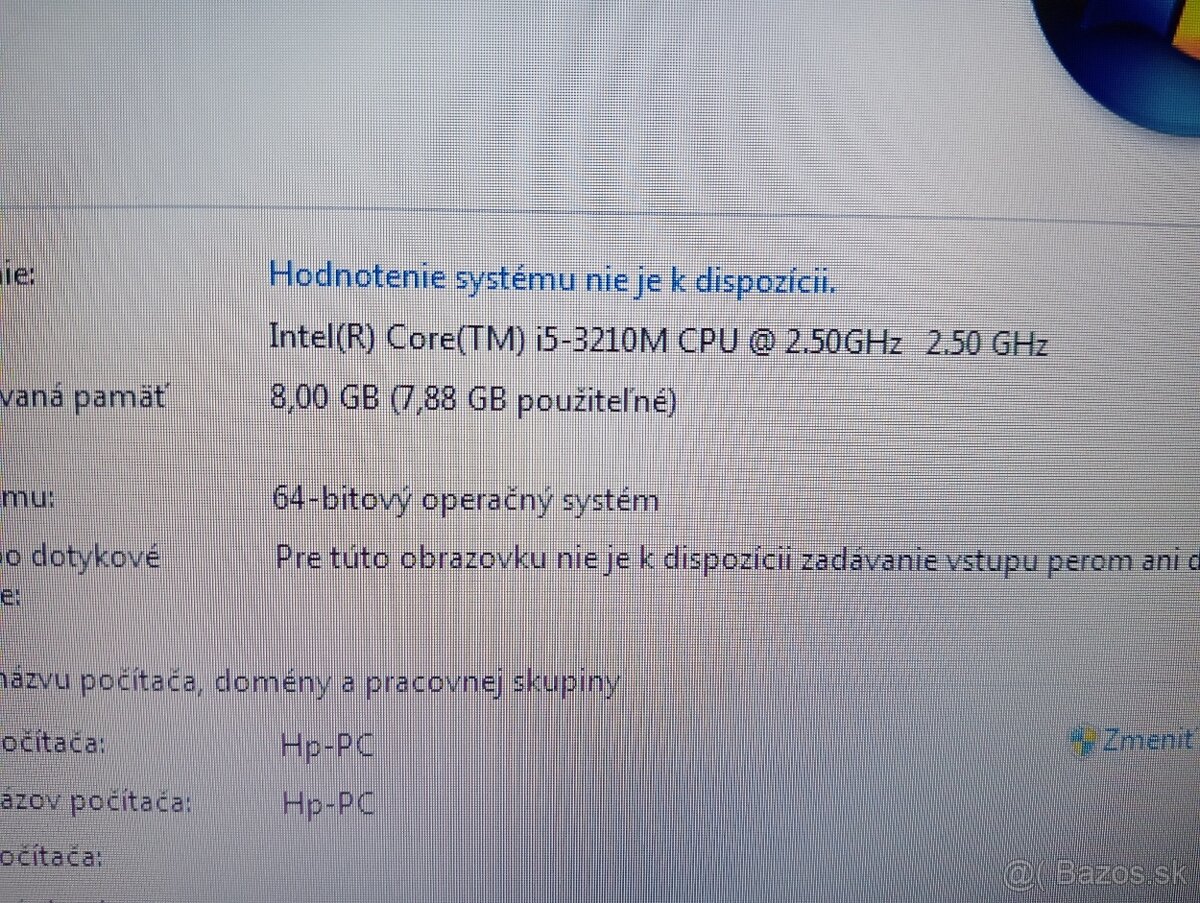 rozpredám na diely notebook Hp probook 4540s - 4